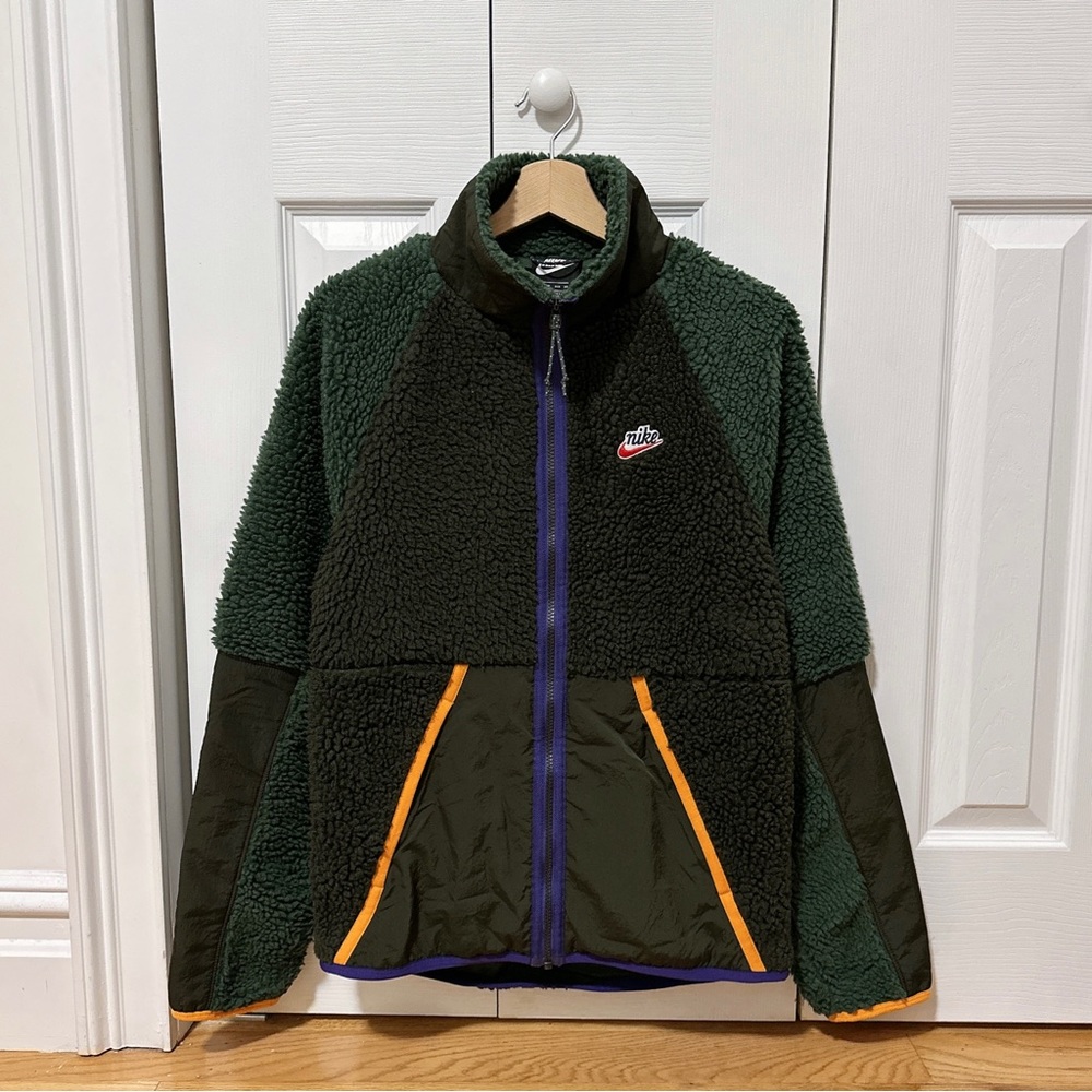 Nike Like new MEN'S SHERPA FLEECE JACKET